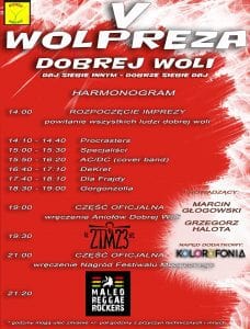 Wolpreza 2016 - Harmonogram