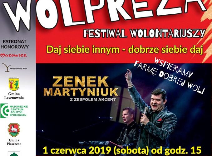 Wolpreza Dobrej Woli 2019 – plakat
