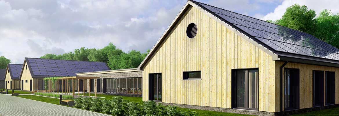 Farma Dobrej Woli - wizualizacja Kik Architekci